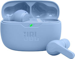 JBL Vibe Beam Ohrstöpsel Bluetooth Freisprecheinrichtung Kopfhörer mit Ladehülle Blau