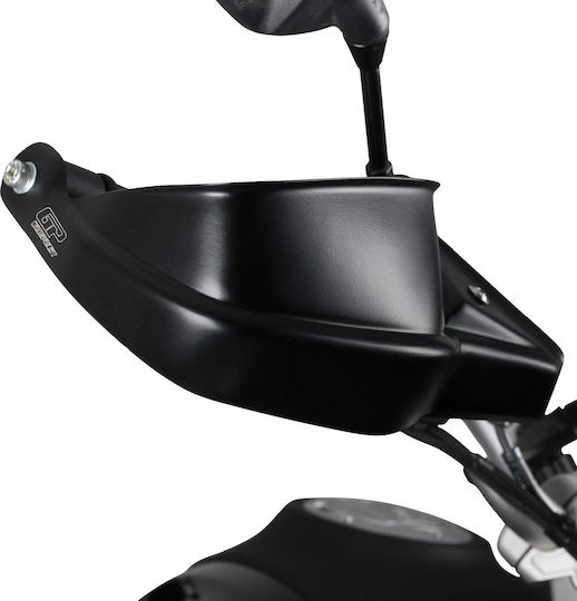 GP Kompozit Motorcycle Protective Hand Guards in Black Colour