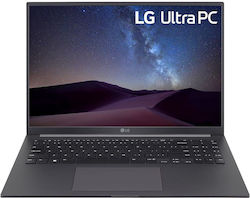 LG Ultra 16" IPS (Ryzen 7-5825U/16GB/1TB SSD/W11 Pro) Charcoal Grey (US Keyboard)