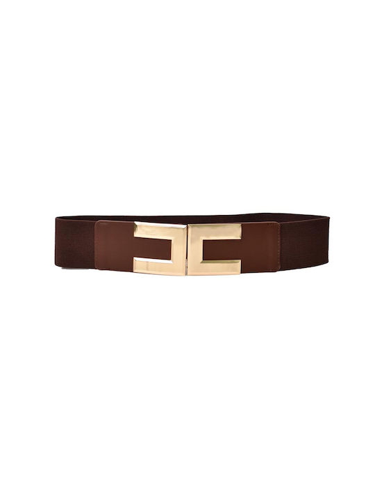 Potre Elastic Women's Belt Brown