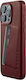 Mujjo Wallet Piele 1mm Burgundy (iPhone 15 Pro Max)