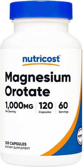 Nutricost Magnesium Orotate 1000мг 120 капси