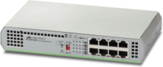 Allied Telesis GS910/8E-50 Negestionat L2 Switch cu 8 Porturi Gigabit (1Gbps) Ethernet și 8 Porturi SFP