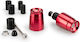 Puig Handlebar Counterweights in Red color