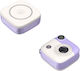 XO PR223 Power Bank 10000mAh 5W με Θύρα USB-C Purple & White