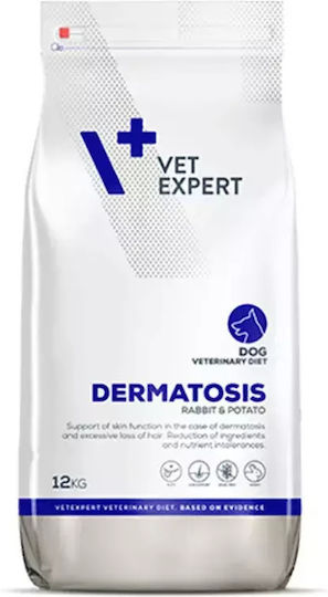VetExpert Dermatosis 12kg Ξηρά Τροφή Σκύλων Διαίτης, χωρίς Γλουτένη με Κουνέλι