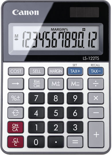 Canon Ls-122ts Calculator in Gray Color 1pcs