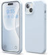Leewello Back Cover Σιλικόνης 2mm Μπλε (iPhone 15)