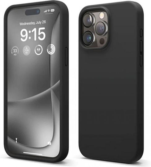 Leewello Back Cover Silicone 2mm Black (iPhone 15 Pro Max)