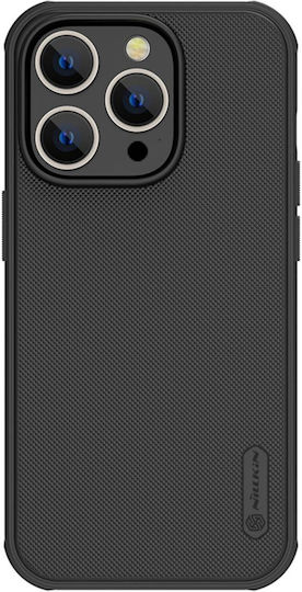 Nillkin Super Frosted Shield Pro Задна корица Пластмаса Черен (iPhone 14 Pro)