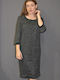 Karina Mini Dress Knitted Grey.