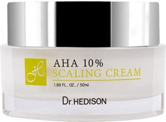 Dr.Hedison AHA 10% Скалиране Крем Хидратиращ Крем за Лице с AHA 50ml