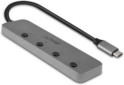 Lindy USB-Hub 4 Anschlüsse USB-C