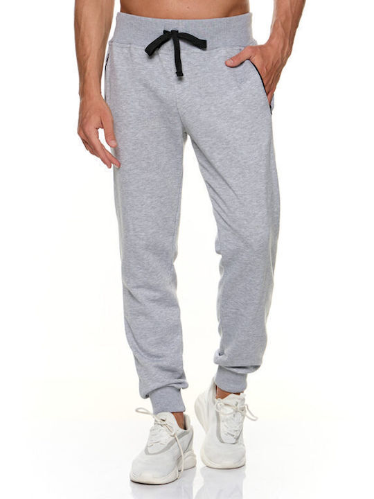 Bodymove Men's Sweatpants with Rubber Light Grey