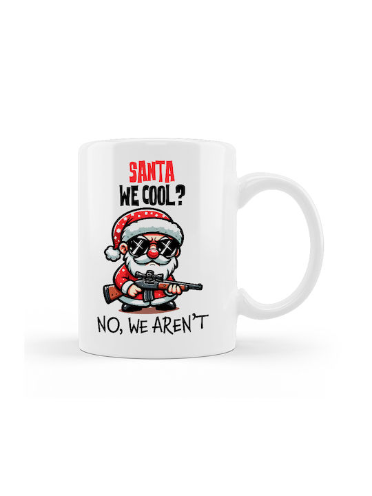 Christmas Mug Ceramic White 1pcs