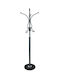 Topeshop Marble Szary Καλόγερος Μεταλλικός Γκρι 37x37x180cm