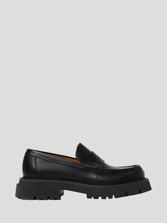 Salvatore Ferragamo Men's Leather Loafers Black