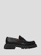 Δερμάτινα Ανδρικά Loafers σε Μαύρο Χρώμα
