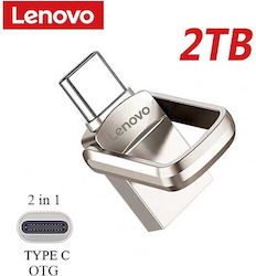 Lenovo 2.0TB USB 3.0 Stick Argint