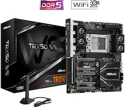 ASRock TRX50 WS Motherboard Extended ATX with AMD sTR5 Socket