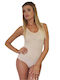 D2002 Frauen Bodysuit Beige