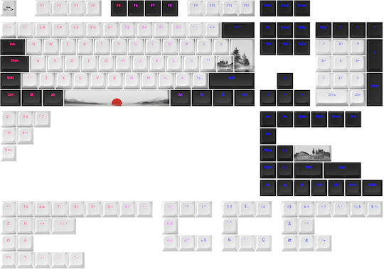 Dark Project DPKS177_FUJI1_ISO&ANSI Keycap
