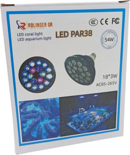 Φωτιστικό Ενυδρείου με Λάμπα Led 54W