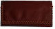 3 Cats Leather Tobacco Pouch With Magnetic Clasp 15x8cm Burgundy