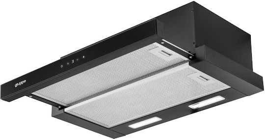Gruppe Ammos Forte Schiebbarer Dunstabzug 60cm Schwarz