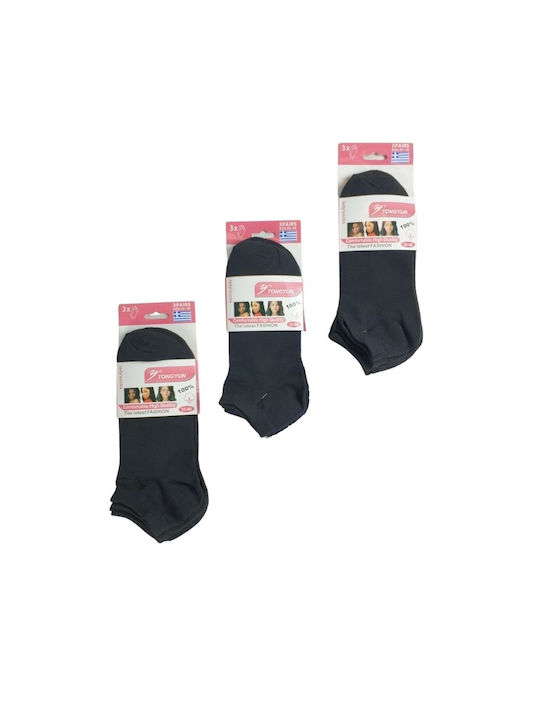 Tongyun Damen Socken BLACK 3Pack