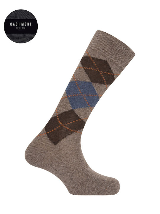 Punto Blanco Men's Patterned Socks Brown