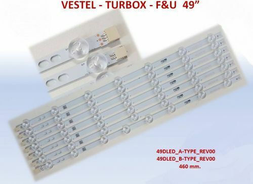 Vestel LED Backlight Μπάρες 490LED_B-TYPE_REV00