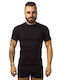 Onurel Men's Undershirt Short-sleeved BLACK