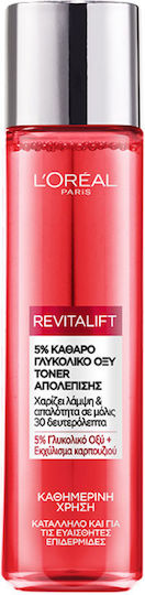 L'Oreal Paris Revitalift 5% Glycolic Acid Υγρό Τόνωσης Προσώπου με Γλυκολικό Οξύ, Σαλικυλικό Οξύ & Πανθενόλη 180ml