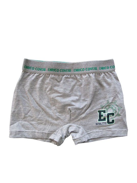 Enrico Coveri Kinder-Boxershorts Gray