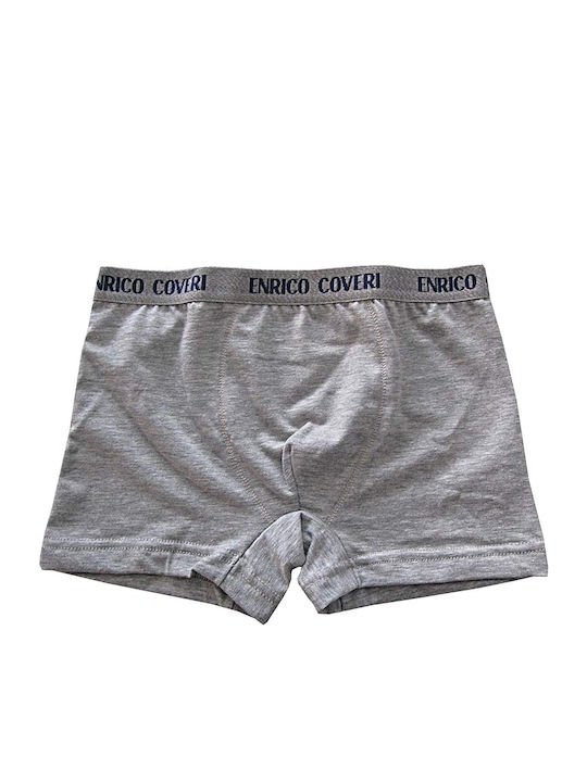 Enrico Coveri Kinder-Boxershorts Gray