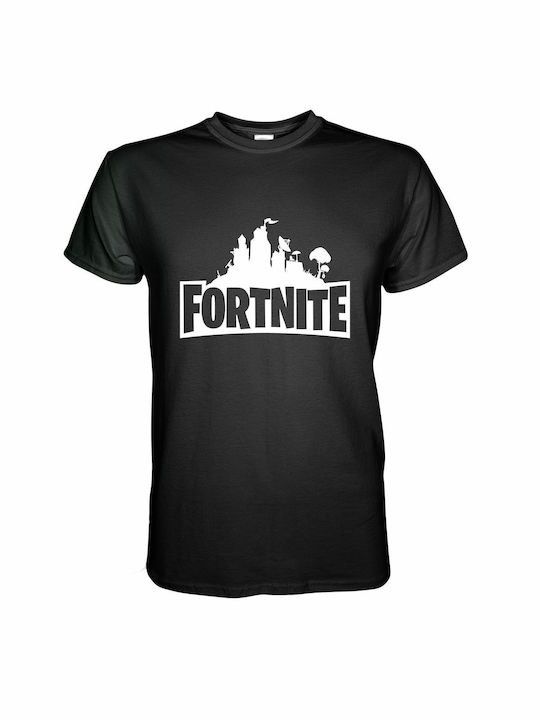 T-shirt Fortnite Μαύρο