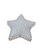 Mother Baby Διακοσμητικό Μαξιλάρι Κούνιας Stars Γκρι 55x55cm