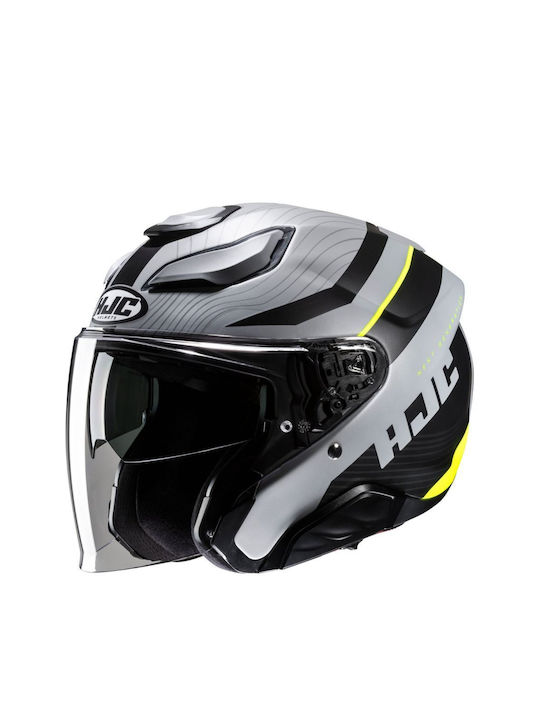 HJC F31 Jet Helmet with Sun Visor ECE 22.06 Naby MC3HSF