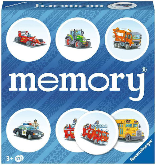 Επιτραπέζιο Παιχνίδι Vehicles Memory για 3+ Παίκτες 3+ Ετών (EN) Ravensburger