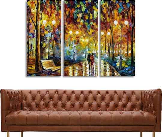 I-gallery Τρίπτυχος Πίνακας σε Καμβά 130x130cm
