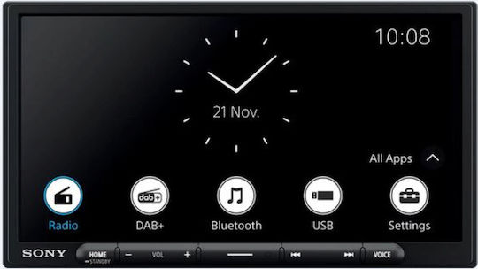 Sony Auto-Audiosystem (Bluetooth/USB/WiFi/GPS) mit Touchscreen 6.9"