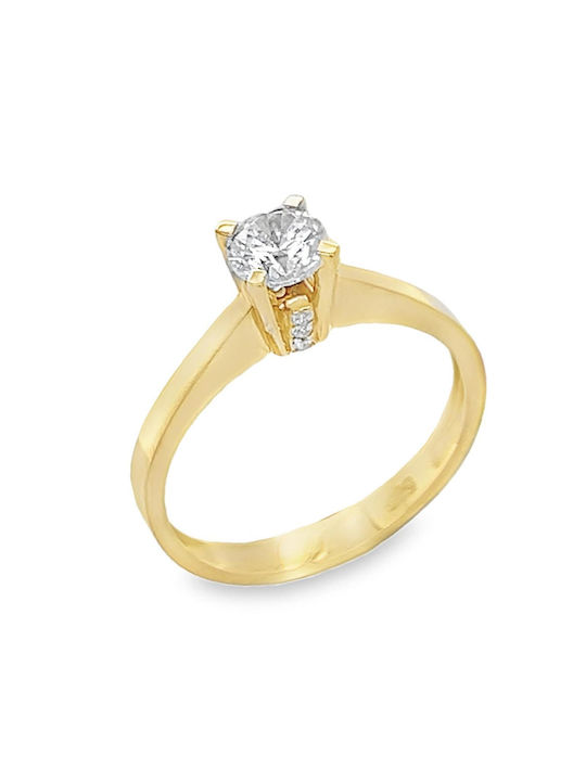 Xryseio Single Stone from Gold 14K