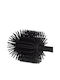 Estia Dita Plastic Replacement Brush for Toilet Brush Black