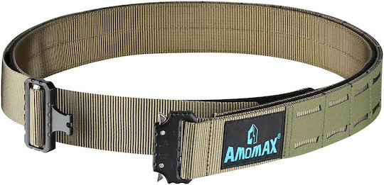 Amomax Каишка Военен Колан Оперативен Бежов 44.5мм
