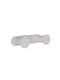 Pam & Co Single Wall-Mounted Bathroom Hook ​12x3.5cm White