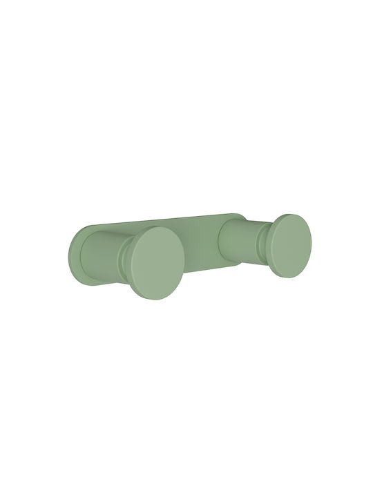 Pam & Co Single Wall-Mounted Bathroom Hook Green