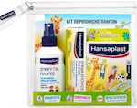 Hansaplast Junior Kit Περιποίησης Πληγών Παιδιά Cream Kids Wound Cleaning Spray 100ml, Kids Animal Plasters 20pcs & Cream 20gr