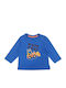 Kids' Shirt Long Sleeve Blue Work Zone