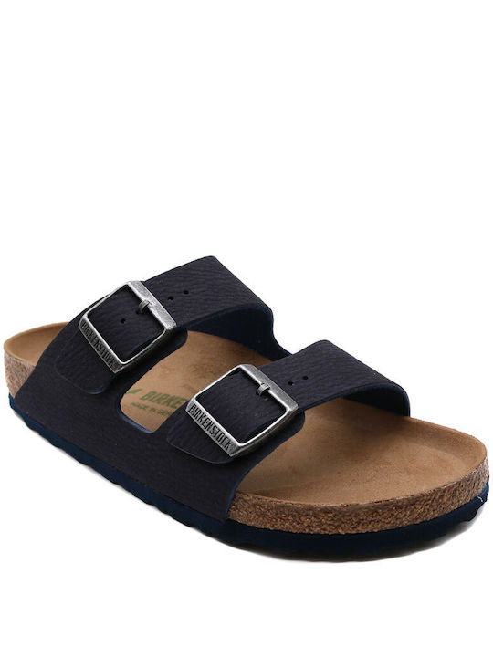 Birkenstock Arizona Bs Desert Women's Flat Sandals in Blue Color